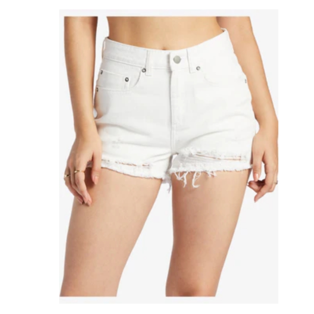 Roxy White Denim Shorts